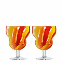 LSA Folk Water / Wine Glass 230ml Set of 2